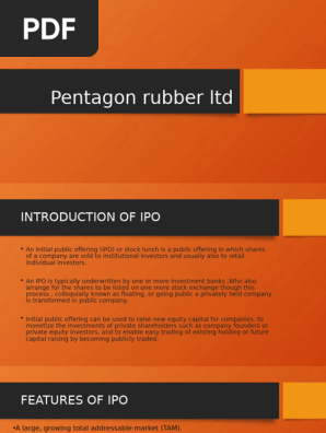 Pentagon rubber ltd