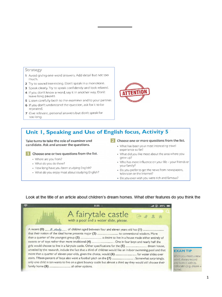 Class 1 - Material | PDF