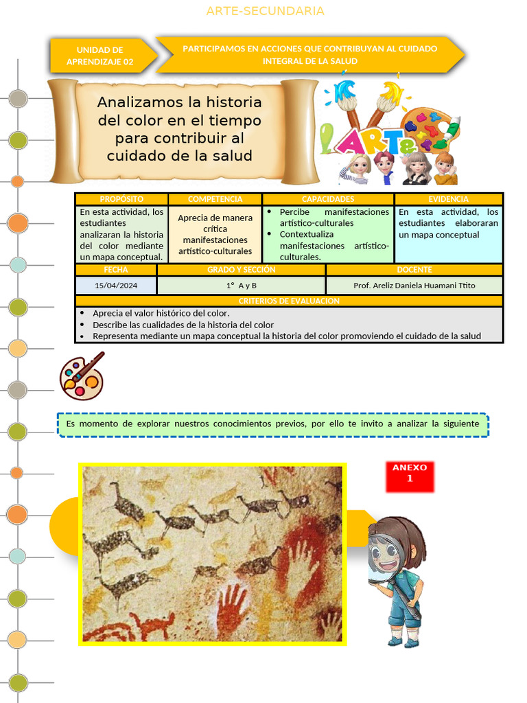1° - Act 01 - Ayc - U2 | PDF | Social Science | Art