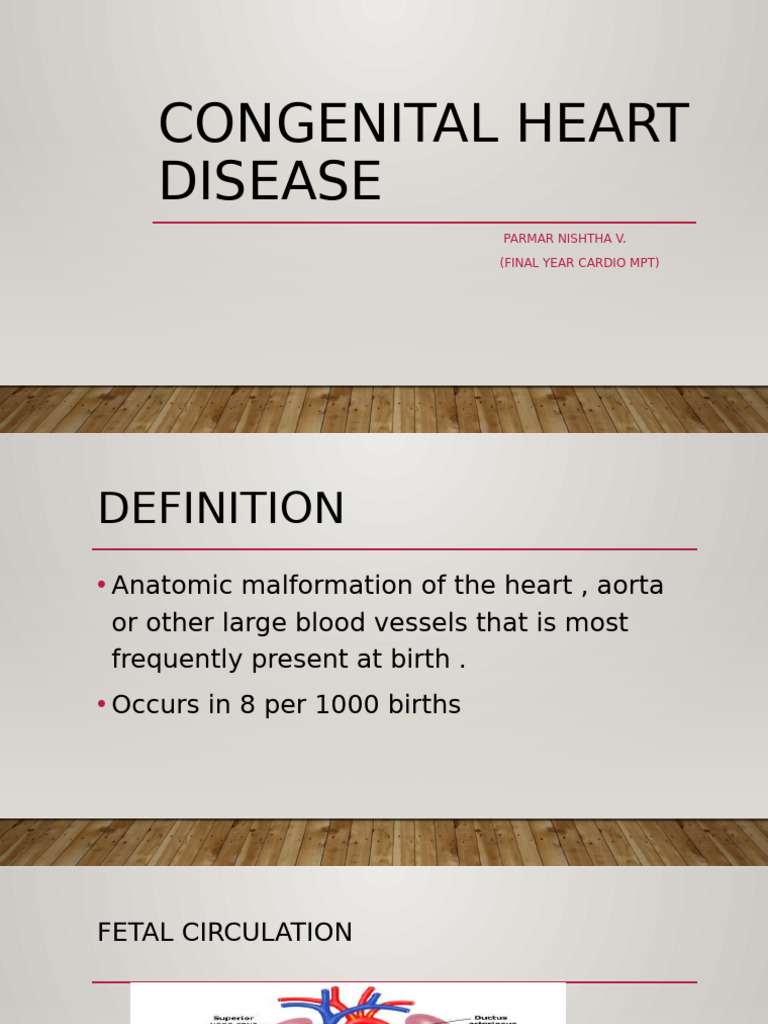 Congenital Heart Disease | PDF