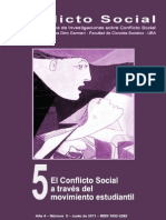 Conflicto Social, Nº 05, Junio 2011 - A Través Del Movimiento Estudiantil