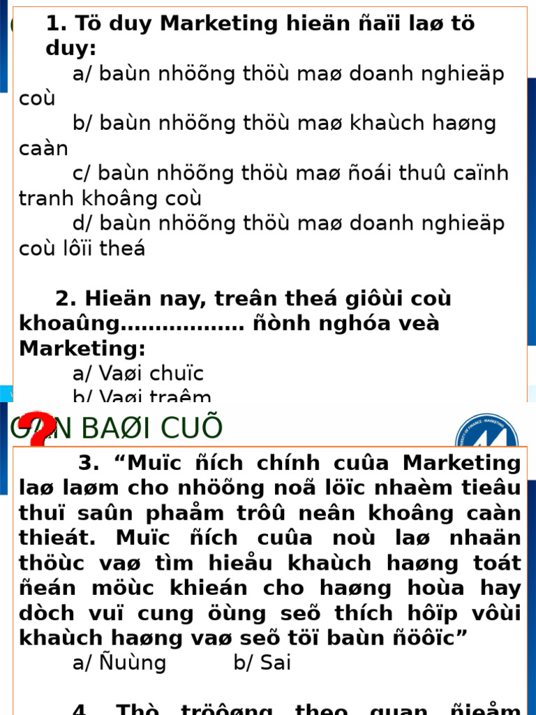 Chương 3 - Hệ Thống Thông Tin Và Nghiên Cứu Marketing | PDF