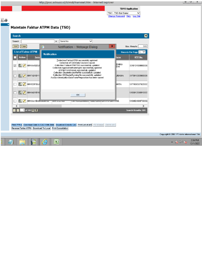 Data Notifikasi | PDF