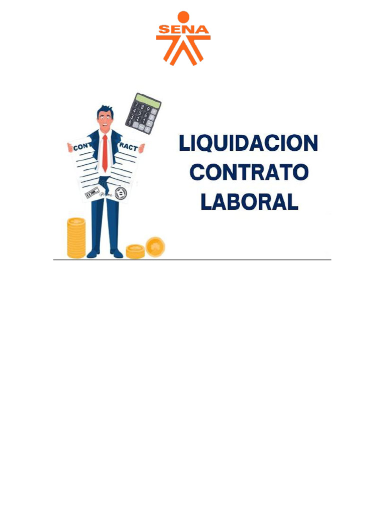 Actividad #3 Estudio de Caso Liquidando Un Contrato Laboral | PDF ...