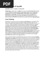 Sejarah Ringkas Salahuddin Al-Ayyubi