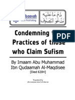 Condemning The Practices of Those Who Claim Sufism - Imaam Abu Muhammad Ibn Qudaamah Al-Maqdisee