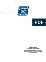 Almarai Company A Saudi Joint Stock Company The Consolidated Financial Statements and Auditors' Report For The Year Ended 31 DECEMBER 2009