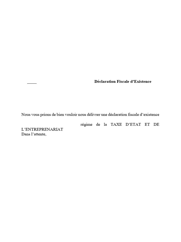 Demande de Dfe Corrige PDF | PDF
