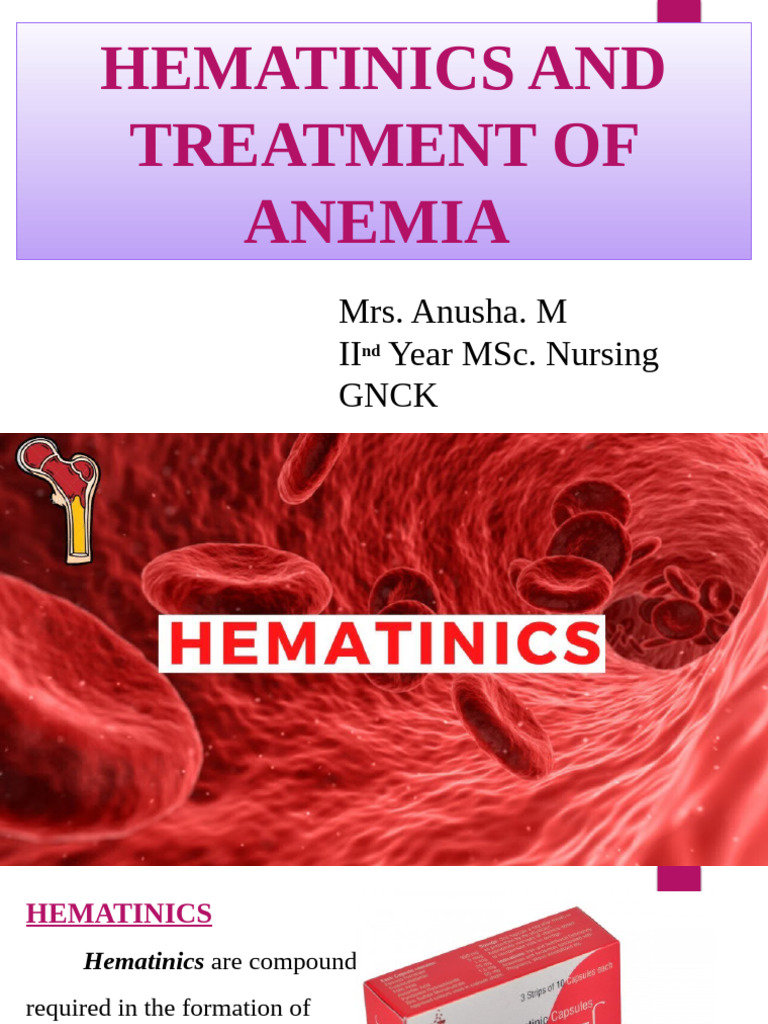 Hematinics | PDF