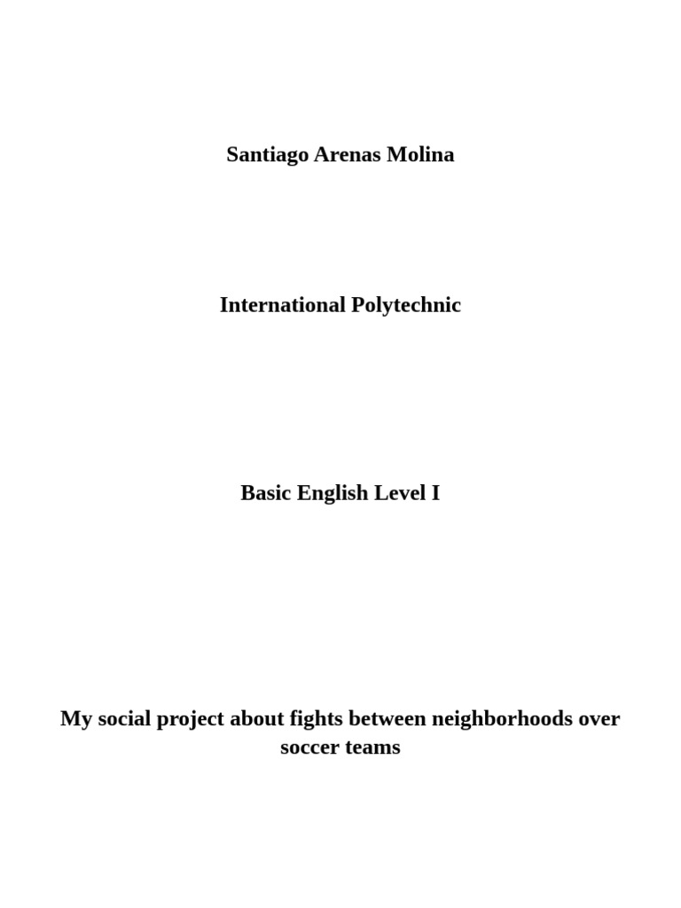 My social project pdf