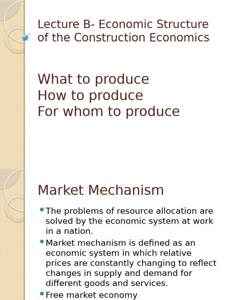 Construction Economics Lecture 2 | PDF