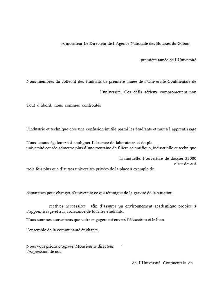 A Monsieur Le Directeur de L | PDF