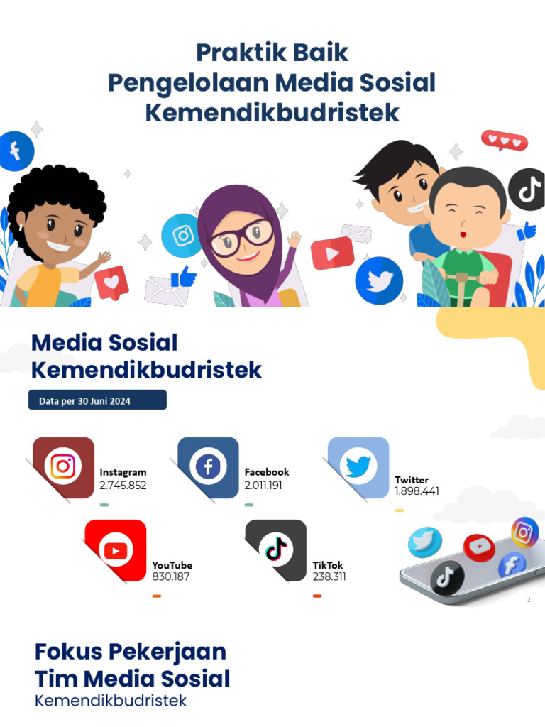 2. BKHM - Praktik Baik Pengelolaan Medsos Kemdikbud - Agustus 2024 | PDF