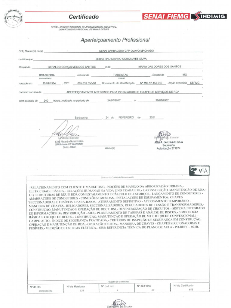 Certificado senai mudar pdf