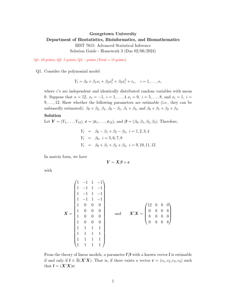 Solutions Homework3 2024 Pdf