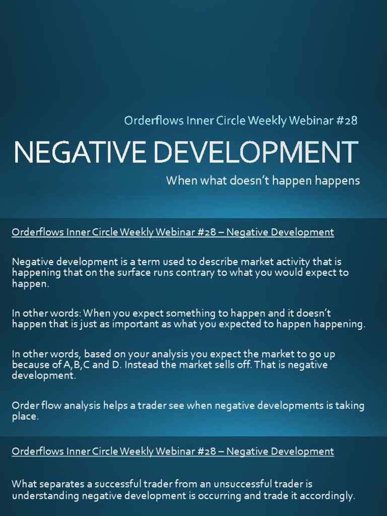 Webinar 28 Negativedevelopment | PDF