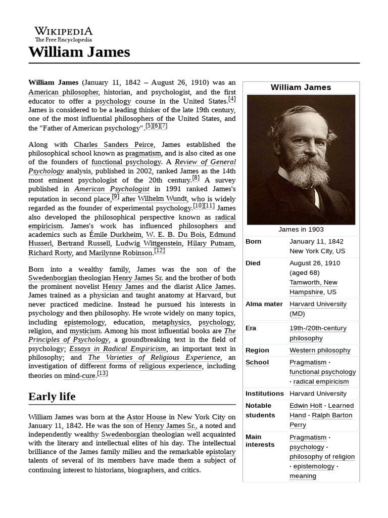 William James | PDF