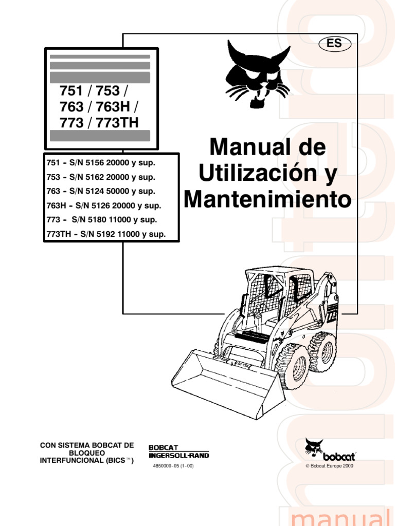 1999 BOBCAT 753 MANUAL PDF FREE DOWNLOAD visual data 6
