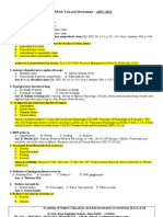 A) B) C) D) : AHEAD Test and Discussions - AIPG 2011