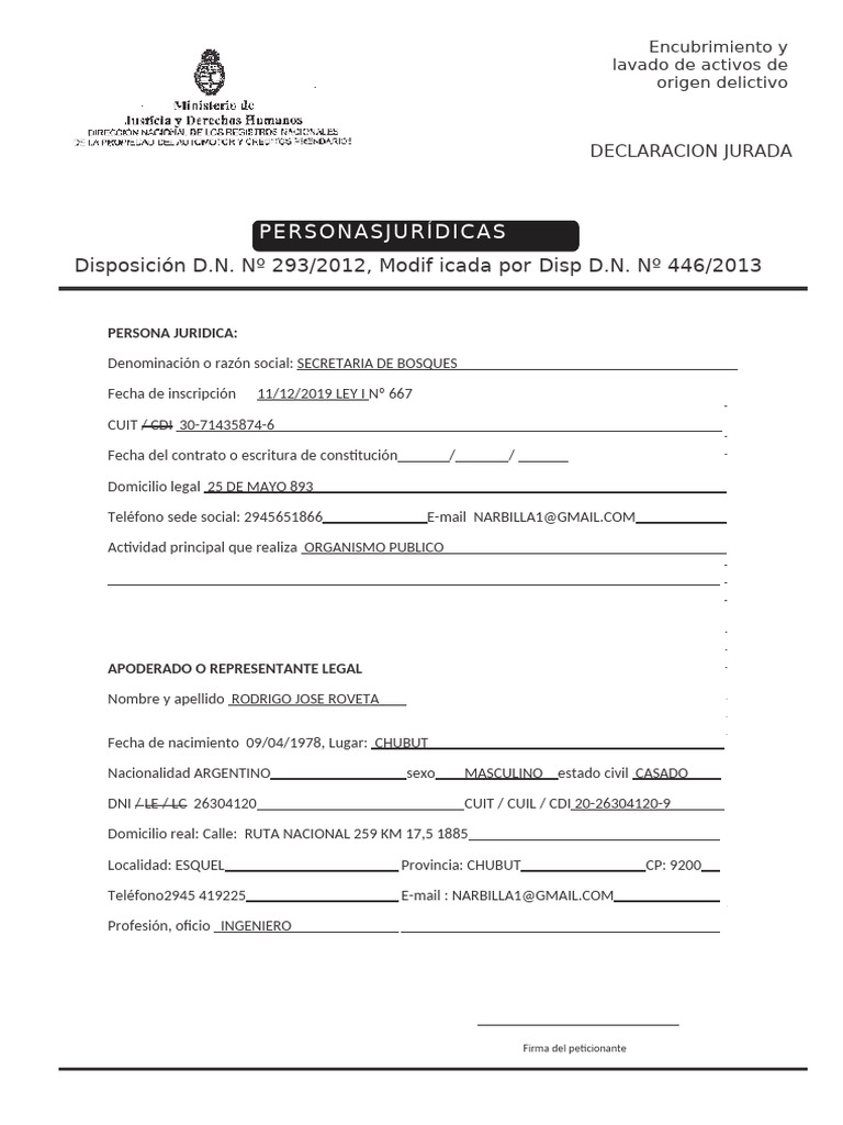 Apoderado Pers Juridica | PDF