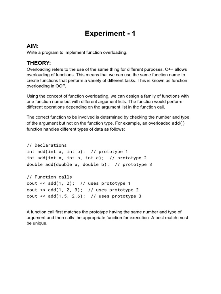 Oops Lab Ex1,2 | PDF