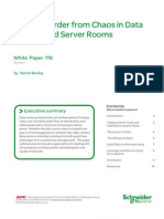Creating Order From Chaos in Data Centers and Server Rooms: White Paper 119