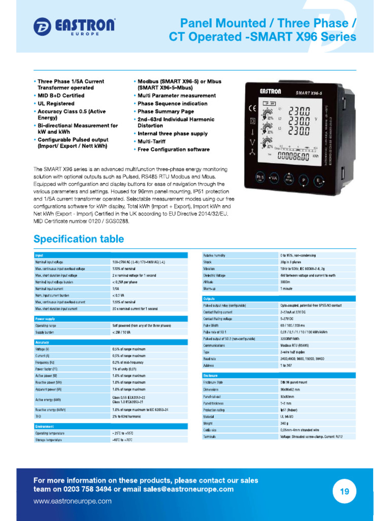 SMART X96-5 Series | PDF