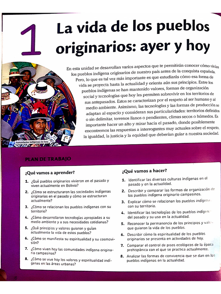 Los Pueblos Originarios de Bolivia | PDF