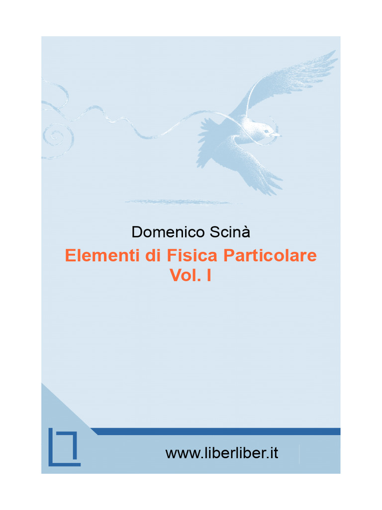 Scina Elementi Di Fisica Particolare 1 | PDF