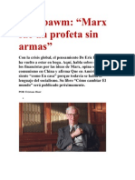 Marx Un Profeta Sin Armas E. Hobsbawm