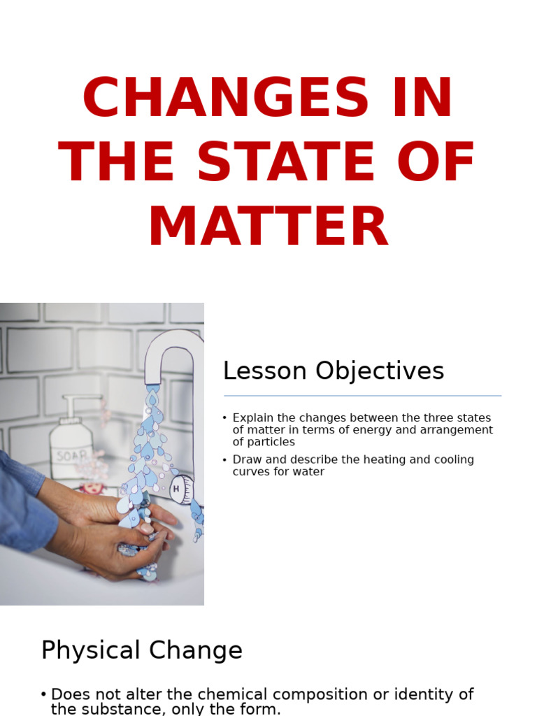 Changes in States of Matter Explained | PDF | Chemical Substances ...