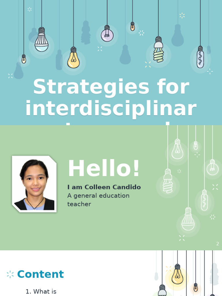 Interdisciplinary Teamwork Strategies | PDF | Individualized Education ...