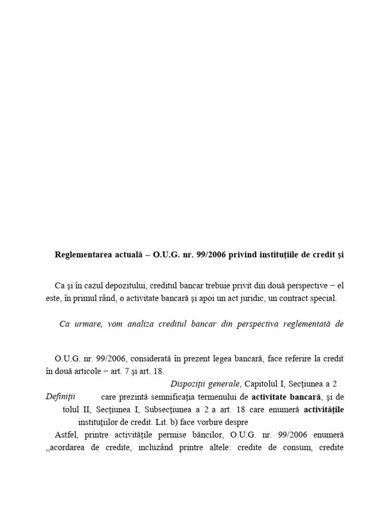 Operatiuni Bancare Principale | PDF