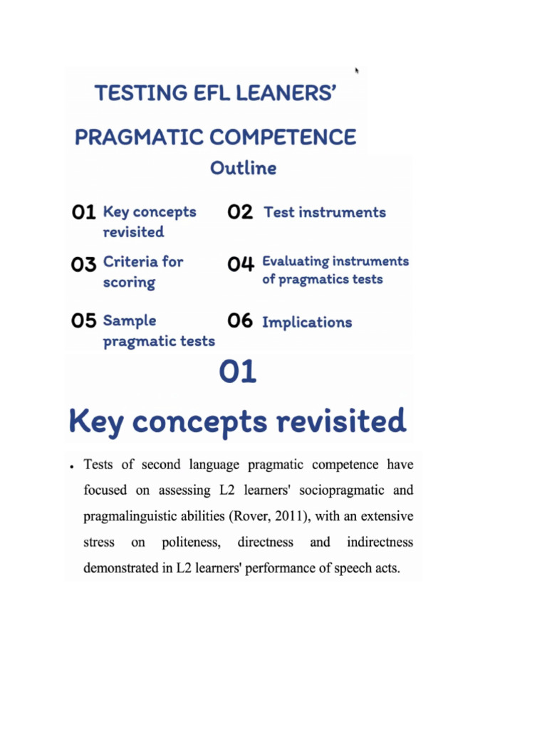 Assessment of Pragmatic Competence | PDF