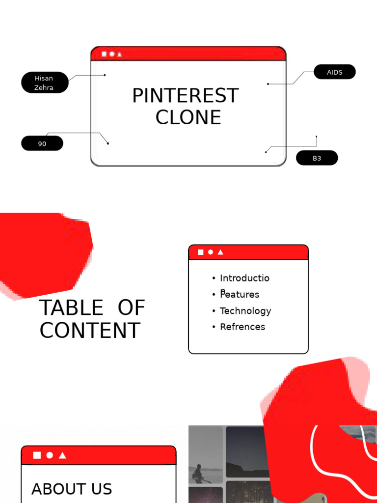 Pinterest Clone Presentation | PDF