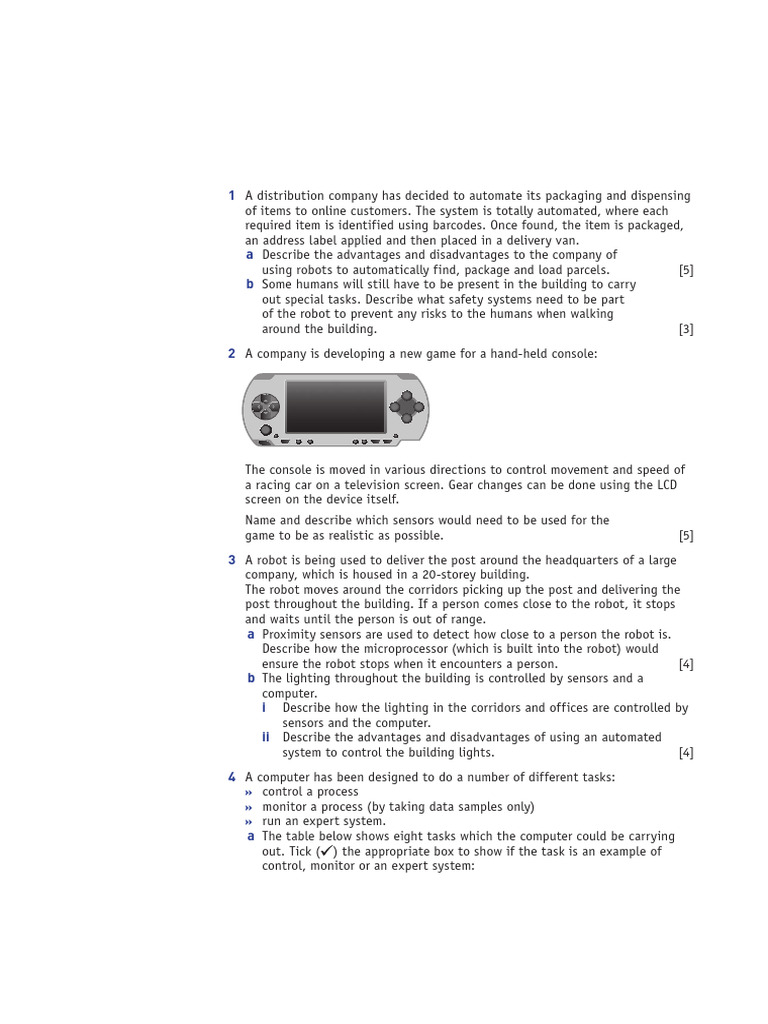 IGCSE 10 CS Chapter 6 Exam Short | PDF