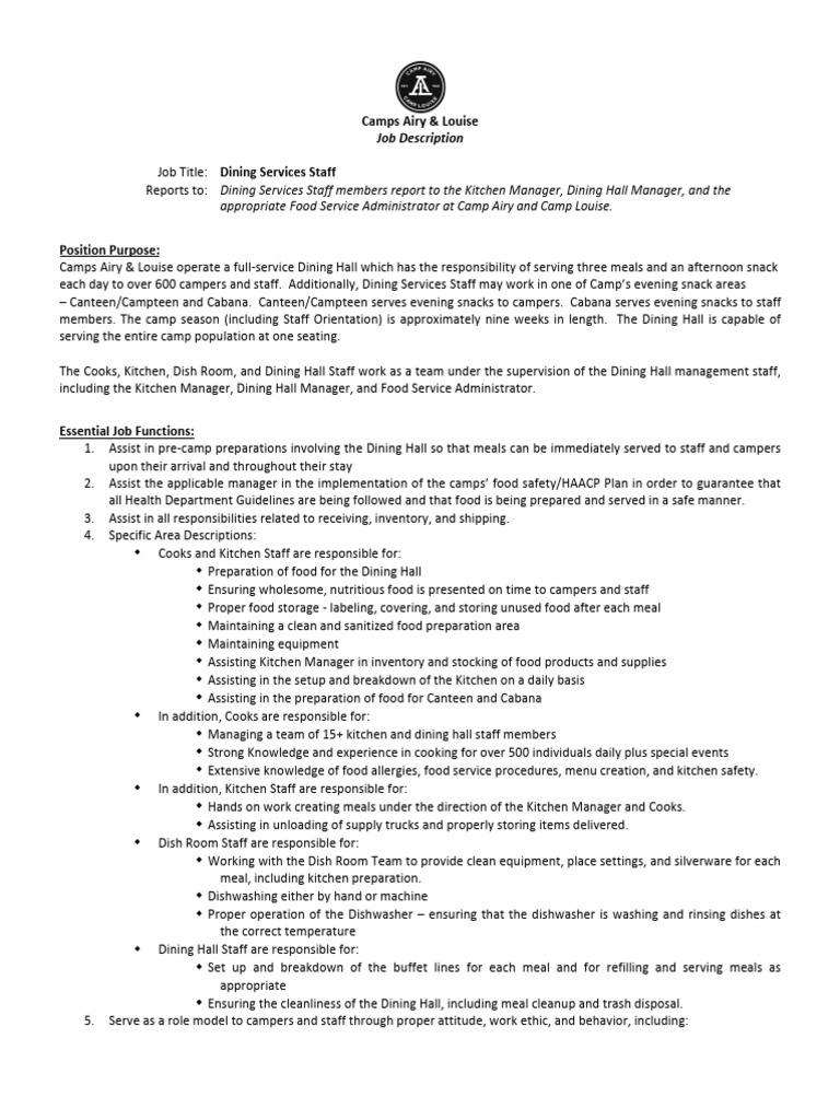 dining-services-job-description-pdf