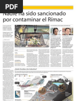 Industrias afectan río Rimac