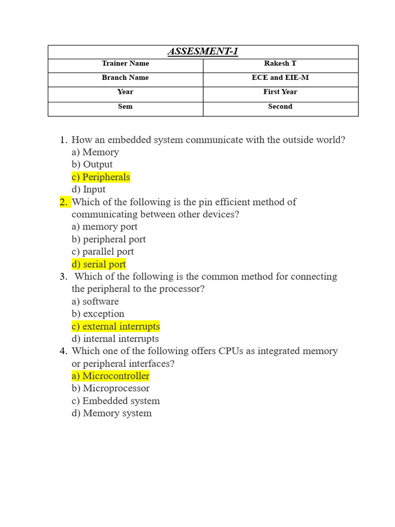 Embedded C | PDF