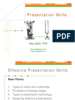 Effective Presentation Skills