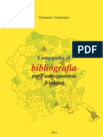 Compendio Di Bibliografia Di Antroponimia Friulana