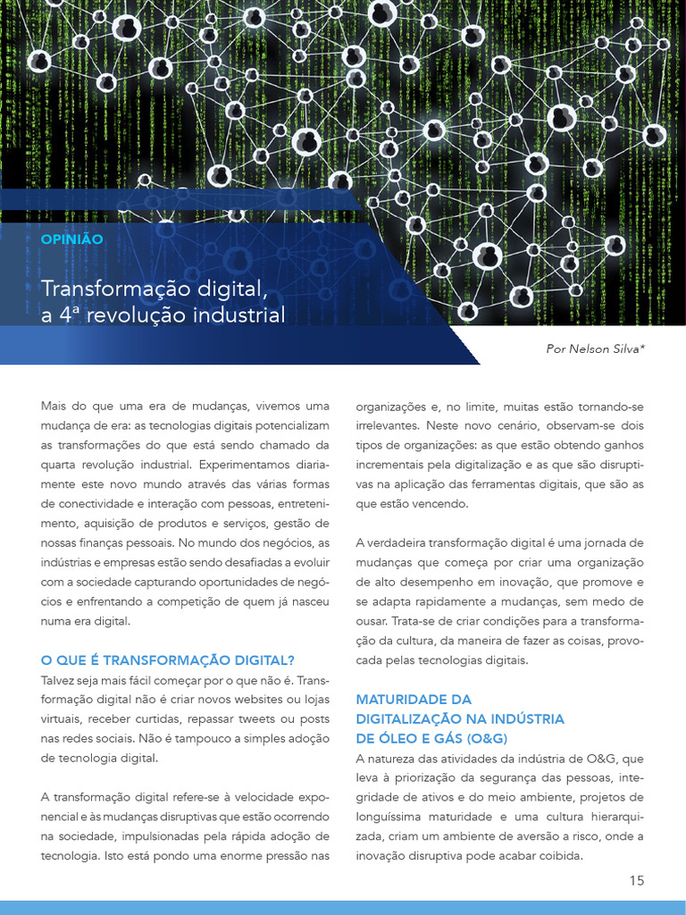 Transformação Digital, A 4 Revolução Industria | PDF