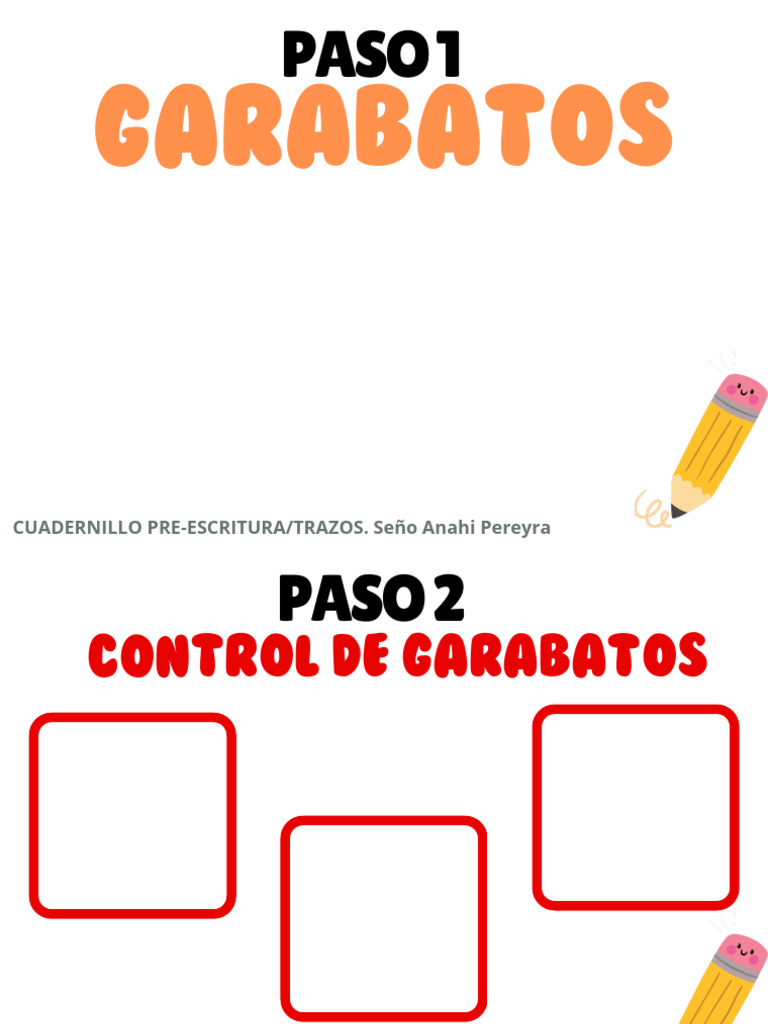 Pre Escritura Trazos | PDF