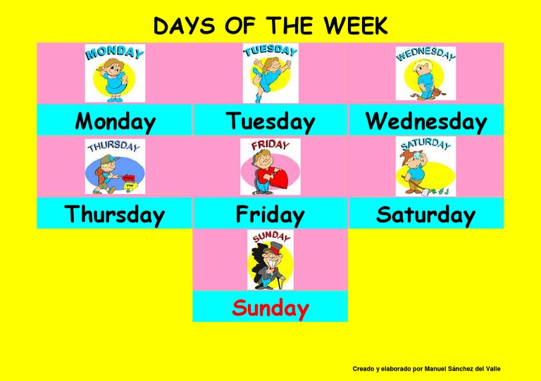 Days of the Week Explained | PDF