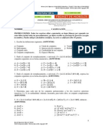 Primera Serie de Ejercicios de Probabilidad y Estadística I