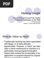 Google Hacks