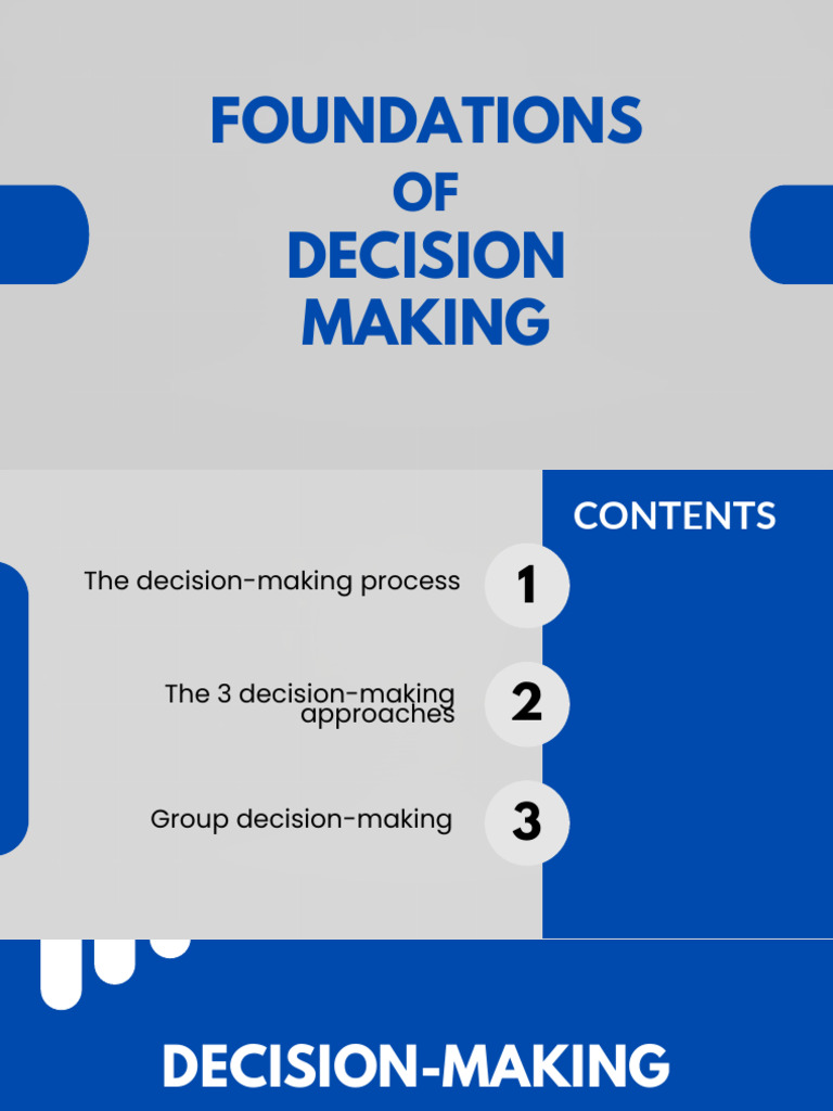 2024 Management Module 2 - Decision Making | PDF