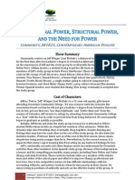 Interpersonal Power, Structural Power, And the Need for Power in "Community", S01E21, Contemporary American Poultry