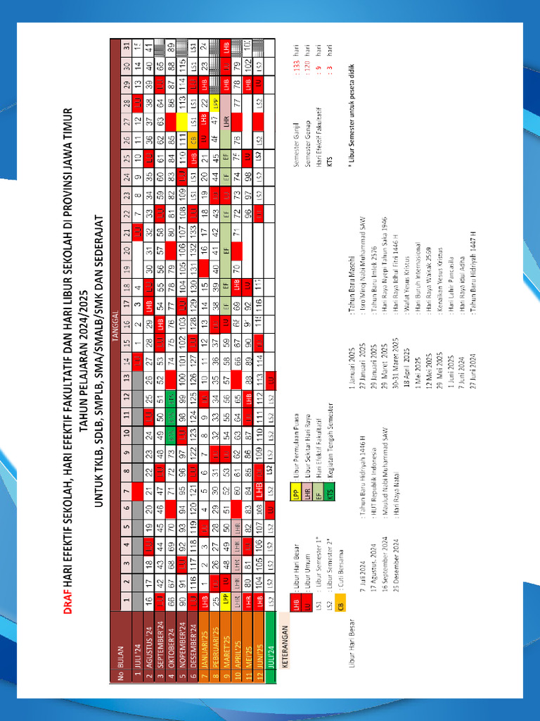 Kalender Pendidikan 2024 2025 14 Pdf