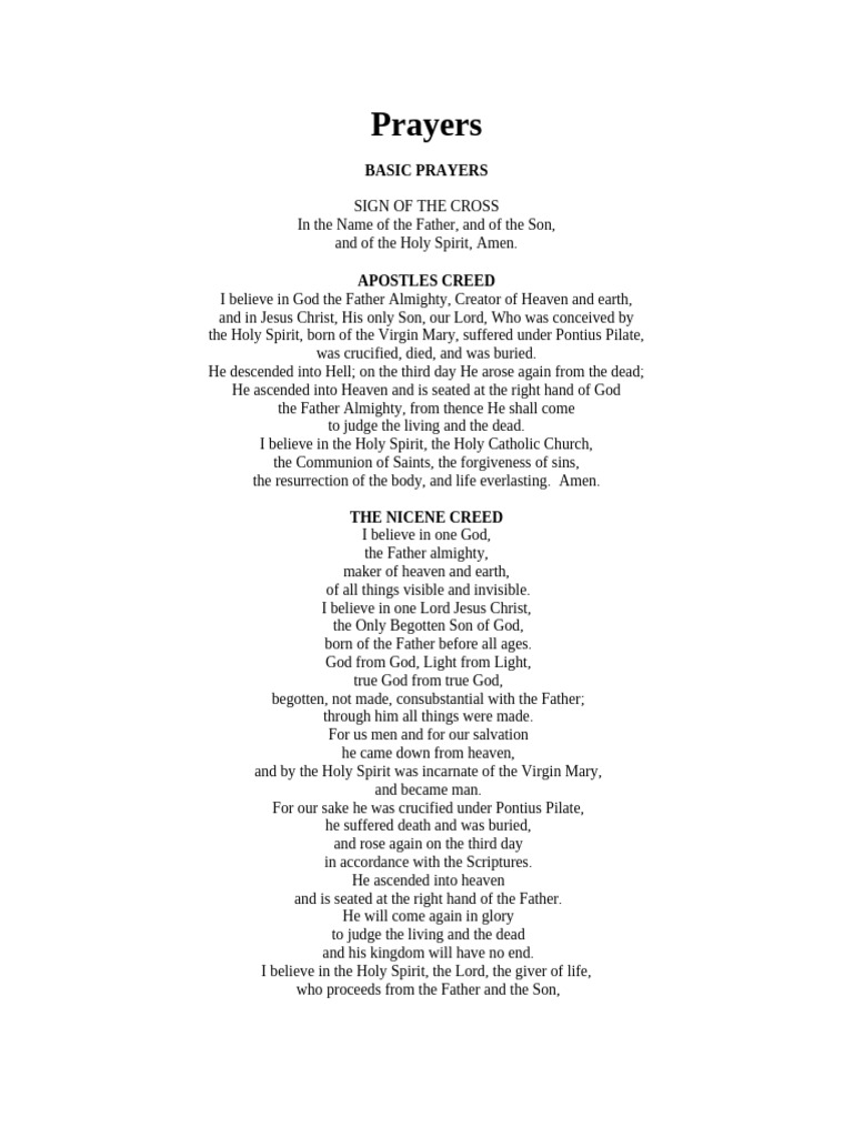 Prayers | PDF